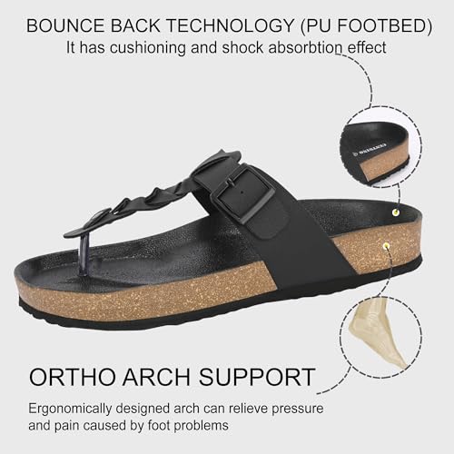 Image of Centrino Men's Berkin-Style Slip-On Sandals | Open Toe Design | Soft PU Footbed | Lightweight & Comfortable | Arch Support | On-Grip Sole | Casual Outdoor Wear (6867)