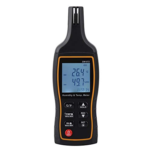 EVTSCAN SW-572 LCD Thermometer Handheld Digital Temperature Detector Hygrometer Humidity Monitor
