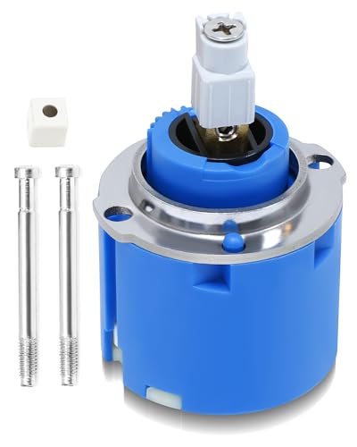 46048000 Cartouche en céramique à commande unique compatible avec Grohe, 46 mm, pièces de rechange pour robinet de cuisine