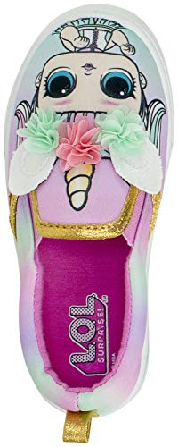 L.o.l. Surprise! Unicorn Girls Shoe, Low Top Slip On Tennis Shoe, Multi, Girls Size 1 #TOP6