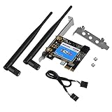 PCIE Network Card 433Mbps Band 2.4G/5G PCIE Card Bluetooth 4.0 Network Card for Desktop Supported Systems