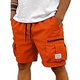 Pantalón Trabajo Hombre, Verano Vestir Cremallera Camuflaje Corto Militares con Bolsillos Men Pantalón Cargo Hombre, Cargo Trabajo Piratas Bermudas Pantalones Cortos con Bolsillo, XXL