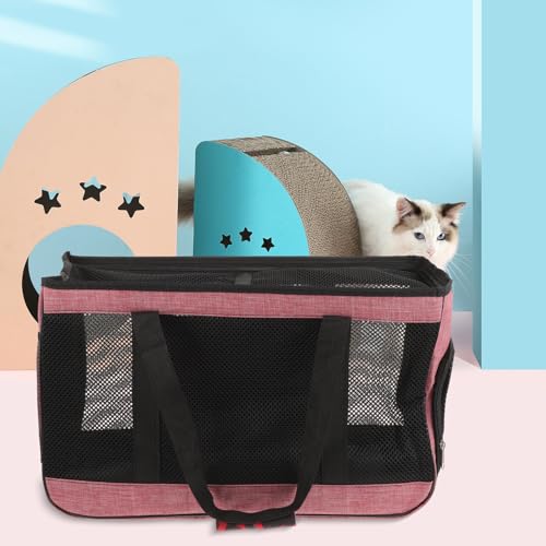 Sac de transport pour chat pliable ventilé pour éviter la chaleur - 6