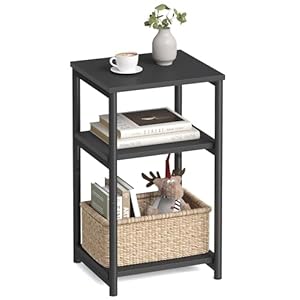 VASAGLE Side Table, Small End Table,...