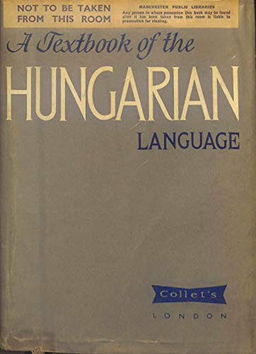 A textbook of the Hungarian language