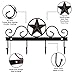 EBEI Metal Barn Star Key Rack Holder Wall Mounted Metal Decorative 10