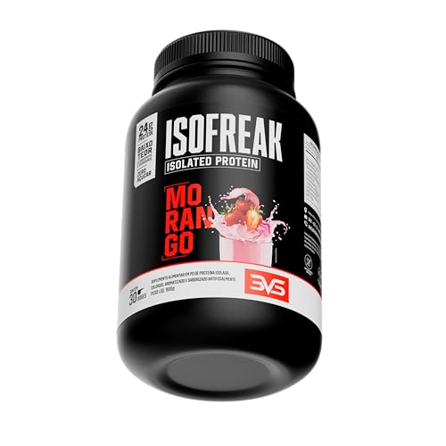 Isofreak Protein 900g - 3VS Nutrition - Proteína Isolada - Ganho de força; Ganho de massa muscular,