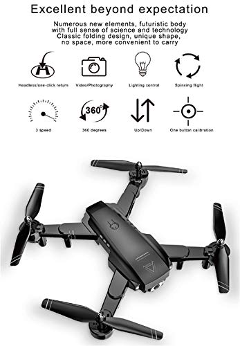L103 Drone Com Camera HD 1080P GPS WIFI Helicóptero de controle remoto Fpv 22 Minutos de Voo - Preto