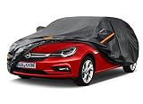Kayme 7-warstwowy pokrowiec na samochód hatchback wodoodporny oddychający, dopasowany do Opel Astra, nie pasuje do wagonu (2004-22), na zewnątrz pełna pokrywa słońce deszcz UV ochrona przed kurzem i