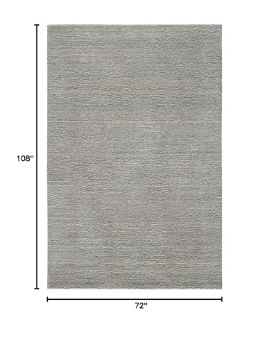 Tapete decorativo SAFAVIEH Himalaya 6x9 pies gris miniatura 2