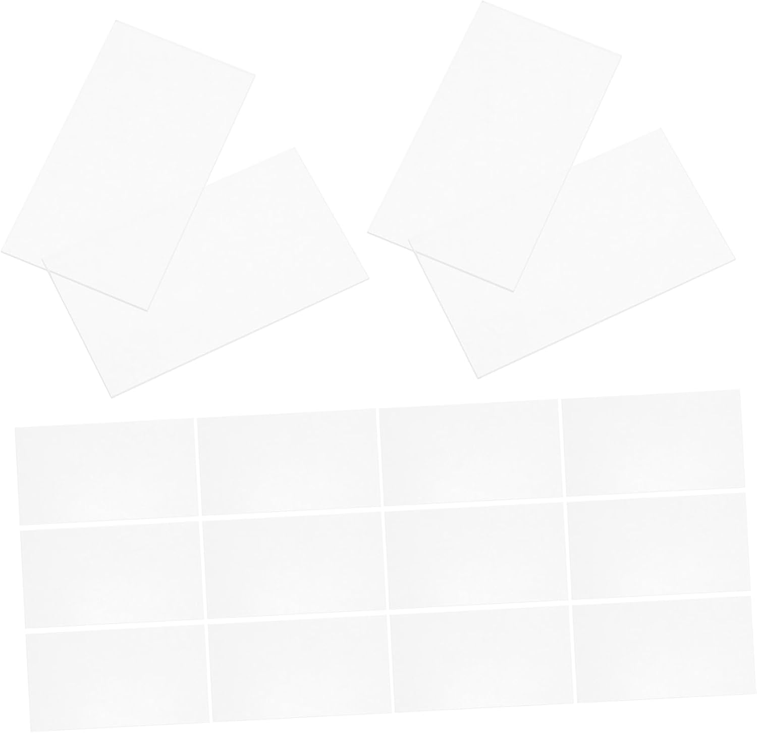 Ciieeo 60pcs Acrylic Wedding Seating Chart Blank Table Signs Reusable Place Cards