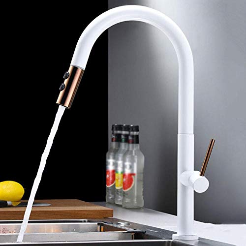 Robinet de baignoire autoportant thermostatique anti-brûlure en laiton doré