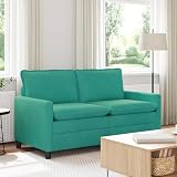 Teenpull Sofá turquesa de terciopelo 156 x 81 x 87, habitación juvenil