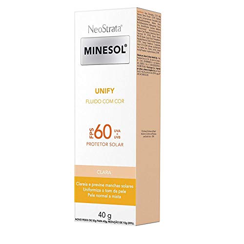 Kit 2 Protetor Solar Neostrata Minesol Unify Cor Clara Fps 60 40g