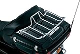 Kuryakyn 7139 Motorcycle Accessory: Trunk Luggage/Storage Rack with Corner Tie Down Points for...