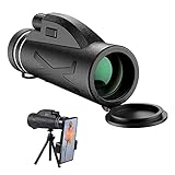 Amplia aplicación: Telescopios monoculares Regalos ideales para niños, entusiastas del aire libre, entusiastas de EDC e incluso para todos. Ideal para la caza, la escalada, la observación de aves, la vida silvestre y el paisaje, conciertos, deportes, caminatas, campamentos y viajes.