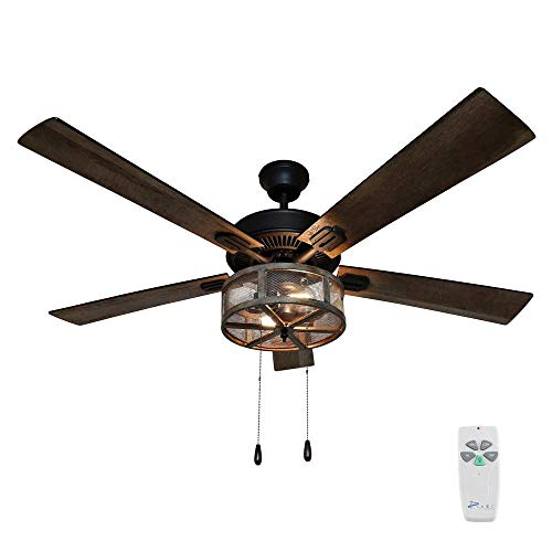 RIVER OF GOODS 52 Inch LED Modern Farmhouse Ceiling Fan