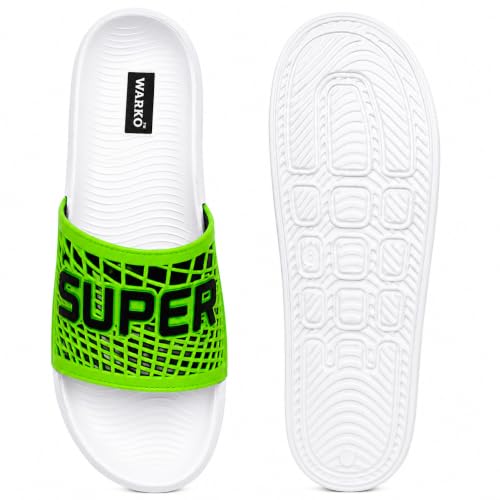 Image of WARKO Slippers For Men | Stylish Chappal For Boys | Soft Cushioned EVA Slides Slipper | Casual FlipFlop Daily Wear Footwear | Indoor Outdoor Use