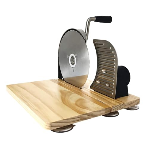 predolo Cortadora Manual Clásica con Manivela de Madre Casero, Plegable de Plata, Individual