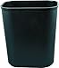 TAMLED Papierkorb Kunststoff eckig schwarz
