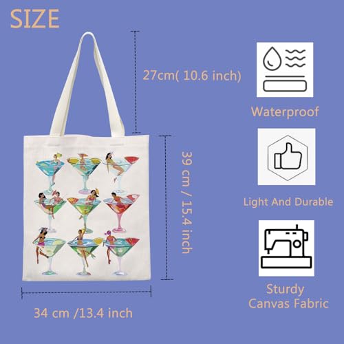 Bolso tote TIIMG Martini Social Club para regalo miniatura 3