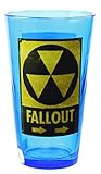 Fallout Toxic Waste 16oz Blue Drinking Pint Glass