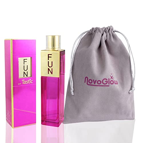 Novoglow Funtastic Perfume For Women, 2.7 Oz, Sexy, Exotic, Flirty, Fun, Clean Fragrance With A Suede Pouch Included #TOP1