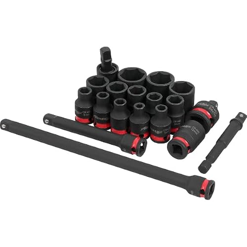Neilsen CT7108 19pc Impact Socket Set 1/4in.Dr CRMO