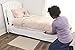 Regalo Hideaway 54-Inch Extra Long Bed Rail Guard, with Reinforced Anchor Safety System, 54” L x 20” H, For ages 2 - 5 years