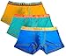 JINSHI Mens Trunks Underwear Bamboo Fiber Tagless Boxer Briefs Short Leg XL(32"-35")/US M