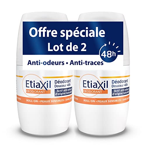 Etiaxil - Sanftes Deodorant 48H ohne Aluminium, 2er Pack (2 x 50 ml)