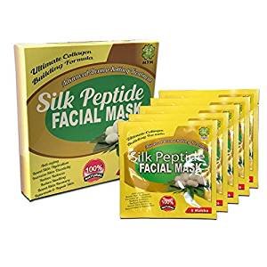 MyM Premium Collagen Peptide Silk Mask Hydrating Soothing Cooling Healing Post-Treatment Post-rolling Reduce Redness and Stinging Feeling