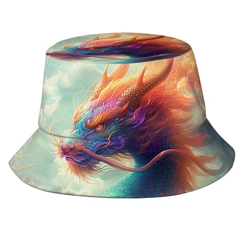 Image of Bucket Hat for Women Men, Fashion Print Outdoor Beach Hat Packable Sun Cap for Travel Hiking