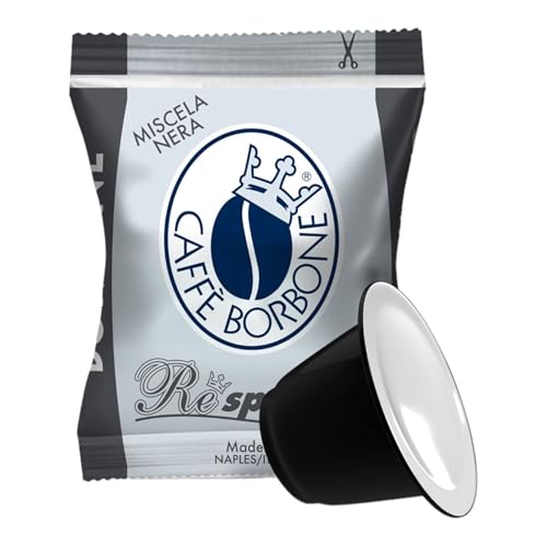 Caffè Borbone Respresso, Miscela Nera - 200 Capsule - Compatibili con le Macchine ad uso domestico Nespresso®* (2 confezioni da 100)
