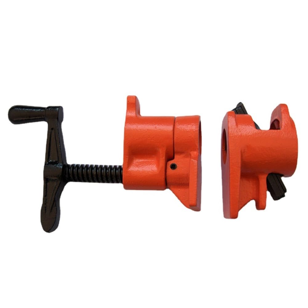 Jnchdghwa As Shown Pipe Clamp, Hand-Cranked Pipe Clamp, Heavy-Duty Clamp, Fixing Clamp, 6-Point Pipe Clamp