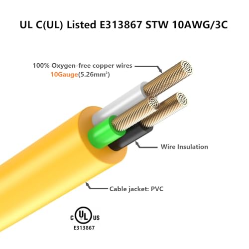 image for ADCAUDX 1FT 30-Amp to 15-Amp Marine & RV-Adapter Cord Nema 5-15P to L5
