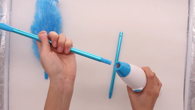 Piumino Elettrico Spazzola antipolvere180 ° Pieghevole Elettrico Duster Tendine per mobili Strumento di Pulizia per la casa Assistente per la casa