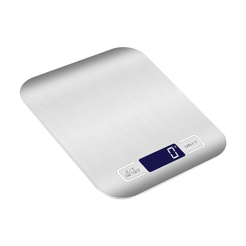 Digital Kitchen Scale, Food Smart Kitchen Scale, Scales Measures Grams and Ounces, LCD Display Scale for Cooking and Baking (Rechargeable+ Battery Both Usage)