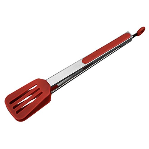 HomeDecTime Goodgrips Silicone Locking Serving Cooking Pinces à BBQ 10.63 ''et 12.6'' - 32 x 5 cm