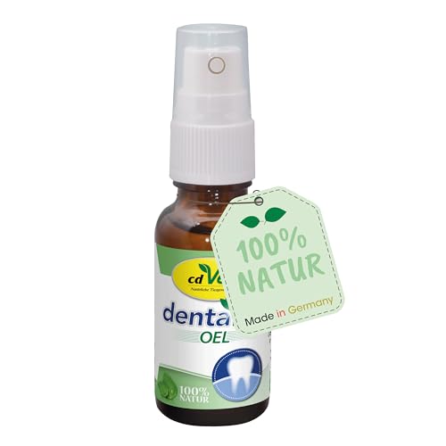 cdVet Naturprodukte DentaVet Öl 20 ml - Natürliches Zahnpflege Öl mit Boswellia und Salbei