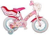 Vélo fille Princess Premium Volare Vélo Fille Princess Pouces Premium, Rose, 12 polyci