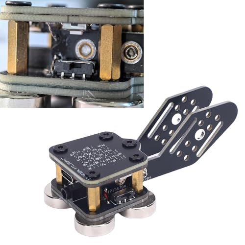 YUEHISY CW-Morsecode-Schlüssel, Automatischer Trainer mit Doppelpaddel-Morsecode-Schlüssel, 4 Nd-Magnetbasen-PCB, für Amateurfunkbetrieb