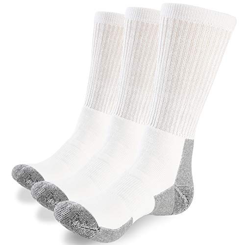 WANDER Mens Crew Socks Cushion Athletic Running Performance Outdoor Sports Hiking Trekking Socks