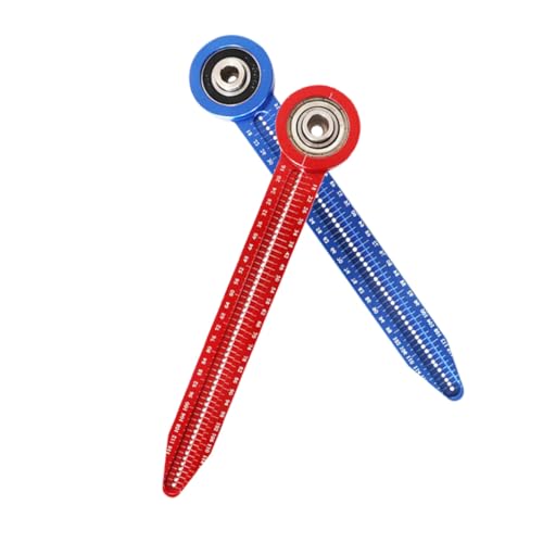 Gadpiparty 2 Herramientas Para Trabajar La Madera Herramienta De Medición Regla De Dibujo Circular Regla De Precisión