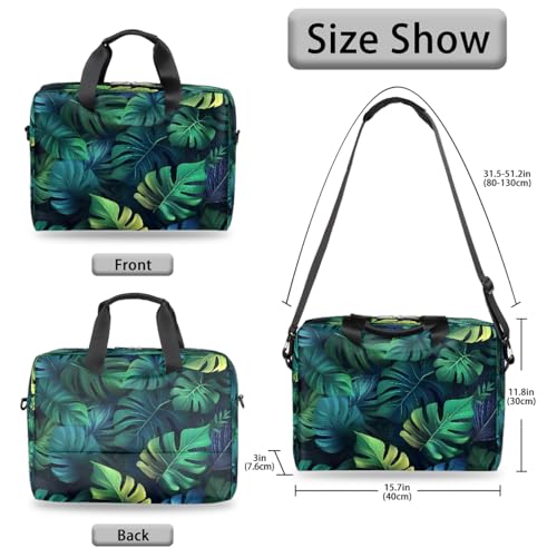 Bolso para laptop 16 pulg. hojas palma tropical miniatura 5