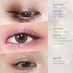 KYDA Single Matte Eyeshadow, Nude Beige Brown Eyeshadow, Ultra-fine Smooth Powder, Lightweight Blendable Formula, Daily Matte Eyes Makeup, Milk Tea - Image 4