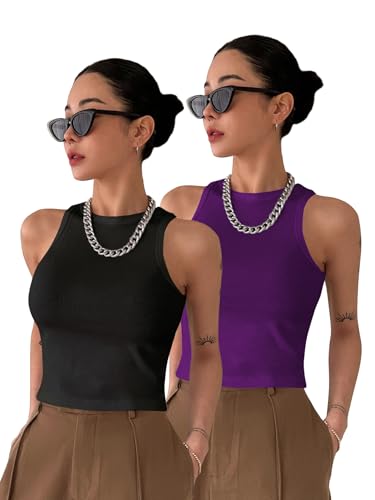 Débardeur de sport Toochki lot de 2 pour éviter la transpiration grâce au coton respirant L