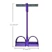 iTECHOR Multifunction Leg Exerciser Sit-up Bodybuilding Expander Elastic Pull Rope Training Equipment - Purple