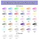 HOMY ARTY Airbrush Farbe, 30 Farben mit 3 Verdünner Airbrush Lack Set, Wasserbasierte Luftbürste Farben, bereit zum Sprühen, 20ml/Flasche