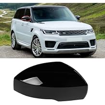 Moonlinks Compatible with Range Rover/Sport/LR4/Discovery Mirror Cover Replacement 2013-2020, Glossy Black Right Passenger Side Clip-on Mirror Cap WITH Turn Signal, Replace for LR035091